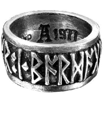 A ring with Runes